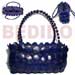 Native Bags Navy Blue Coco Flowers W/ Inner Lining