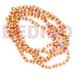 Shell Bangles 5 Rows 2-3m Coco Pklt Orange Tones Elastic