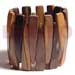 Wooden Bangles Elastic Camagong Tiger Ebony Hardwood Bangle Ht=55mm