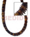 Bone Horn Beads Components 6mm Pokalet Horn Tiger Saucer Beads