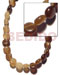 Bone Horn Beads Components Side Drill-horn Natural Flat Round