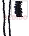 Bone Horn Beads Components Horn Nuggets Black 9mmx6mm