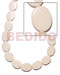 Bone Horn Beads Components Flat Oval Bone 4x14x20mm