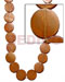 Bone Horn Beads Components Golden Horn Amber Flat Round 20mm