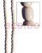 Bone Horn Beads Components White Bone Oval 7mmx5mm