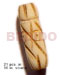 Bone Horn Beads Components Natural Bone Tube W/ Groove 19mmx8mm / 21 Pcs. In 16in. Strand