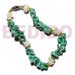Shell Bracelets Everlasting In Green Tone W/ White Rose