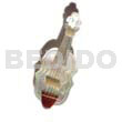Philippine Brooches - Philippines inlaid brooches, ladies womens jewelry accessories. Mop Guitar Brooch