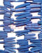 Coco Beads Strands Coco Components 1 Inch Coco Indian Stick Dyed Blue