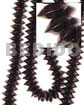 Ebony Beads Black Tiger Camagong Beads Black Camagong Saucer 15mmx7mm