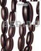 Ebony Beads Black Tiger Camagong Beads Camagong Peanut Design W/ Groove 12x29mm