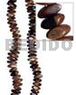 Ebony Beads Black Tiger Camagong Beads Tiger Camagong Slidecut Wood Beads 4mmx8mmx21mm