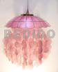 Capiz Shell Chandeliers Capis Shell Musical Chimes Wind Chimes Handmade Natural Sea Shells Parisian Old Rose Capiz Shell Chandelier ( 16in.x 22in.)