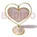 Gifts and Decorative Items Capiz Dangling Heart 65mmx80mm35mm