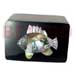 Inlayed Wooden Jewelry Box Wooden Jewelry Box W/ Inlaid Fish Design/black Top/medium
