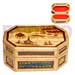 Inlayed Wooden Jewelry Box Bamboo W/ Pandan Jewelry Box / Small L=97mm X W=63mm X H=43mm