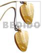 Leather Necklace with Shell Pendants Leather Thong W/ H=45mm Mop Teardrop Pendant