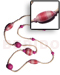 Coco Necklace 2-3mm Coco Pklt. Bleach W/ 20mm Round And Capsule Wrapped Wood Beads In Pink Tones W/ Wood Beads Combi / 32 In.