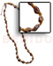 Resin - Glass Beads Necklaces Nassa Tiger W/ Glass Beads