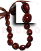 Seeds  Necklaces Rubberseeds W/ Adjustable Ribbon / 16 Pcs.