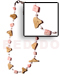 Shell Necklace Floating Coco And Light Pink Shell Nuggets
