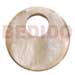 Shell Pendants Round Hammershell 40mm W/ 12mm Hole