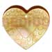Shell Pendants 45mm Heart Mop W/ Droplets Design