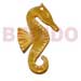 Shell Pendants 40mm Mop Seahorse
