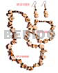 Natural Set Jewelry - Philippine made Natural Set Jewelry Necklace Bracelets Earrings made of Shell Wood Coco. Set Jewelry/ Ordered Individually As Per Item Code / Image For Reference Only/ All Items Can Be Ordered W/ Any Customized Set Jewelry