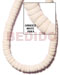 Shell Beads Strands Components Grinded White Puka Shell Class A / Specify Size 4-5, 7-8, 9-11, 14-15, Jumbo 
shl Class A