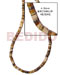 Shell Beads Strands Components 4-5mm Brownlip Heishe