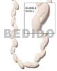 White Shell Beads White Shell Necklace Bubble Shell