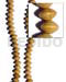 Wood Beads Wooden Components Jewelry Nangka Saturn 10mmx15mm
